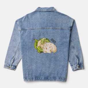 Veste En Jean Illustration du chou-fleur