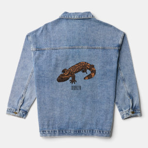 Veste En Jean Illustration du monstre Gila