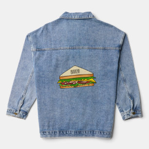 Veste En Jean Illustration Sandwich