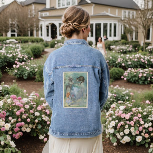 Veste En Jean Illustration vintage Alice In Wonderland
