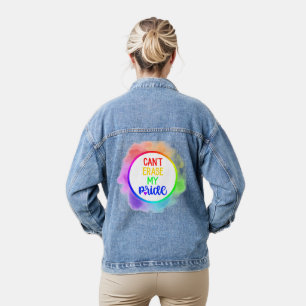 Veste En Jean Impossible d'effacer ma fierté
