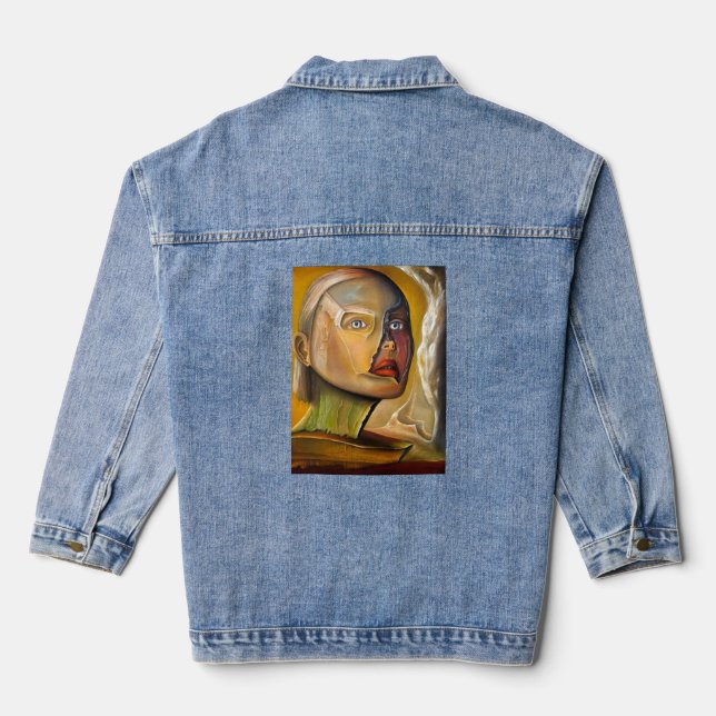 Veste en jean imprimé (Verso)