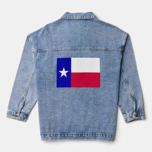 Veste En Jean Indicateur d'état du Texas