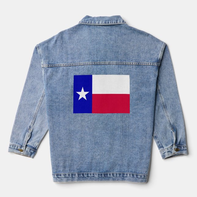 Veste En Jean Indicateur d'état du Texas (Verso)