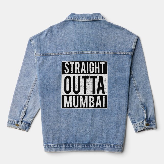 Veste En Jean Indienne Droit À Mumbai City (Verso)