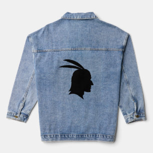 Veste En Jean INDIENNE NATIVE AMERICAN UNISEX Denim Jean Jacket