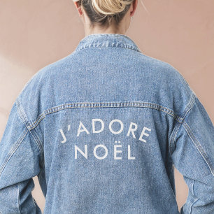 Veste En Jean J'adore Noel Modern Love Noël