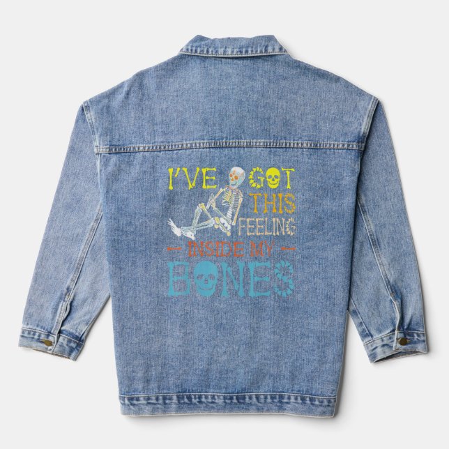 Veste En Jean J'ai ce sentiment dans mes os (Verso)