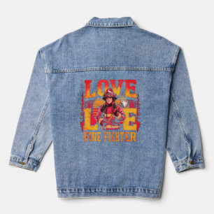 Veste En Jean Je lutte contre les incendies et sauve des vies