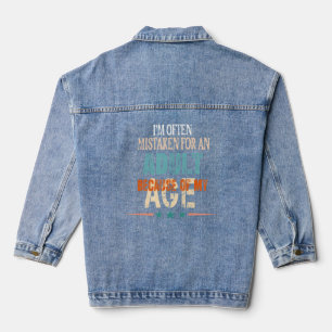 Veste En Jean je me trompe souvent pour un adulte à cause de mon