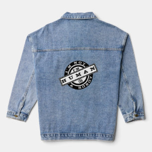Veste En Jean Je ne suis pas un Robot Denim Jacket