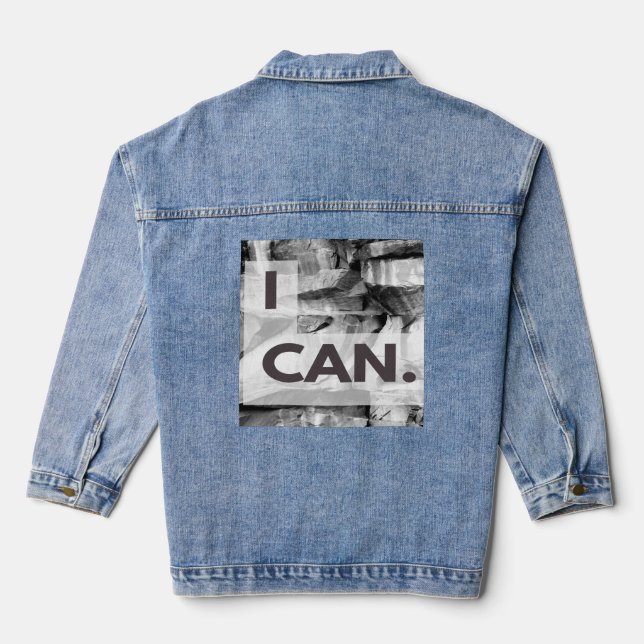 Veste En Jean Je peux (Verso)