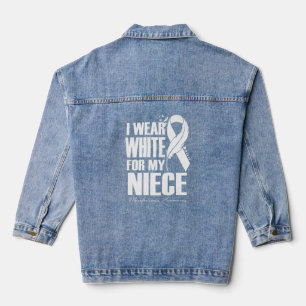 Veste En Jean Je Porte Du Blanc Pour Ma Nièce Mesothelioma Sensi