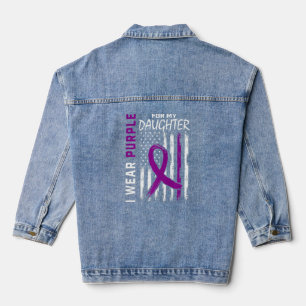 Veste En Jean Je Porte Le Violet Pour Ma Fille Sensibilisation À