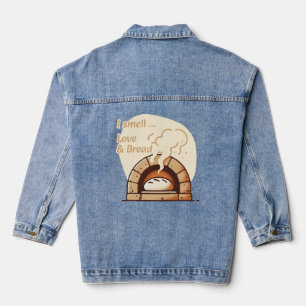 Veste En Jean Je sens l'Amour & le Pain