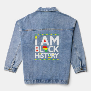 Veste En Jean Je Suis Histoire Noire Histoire Noire Mois Femmes 