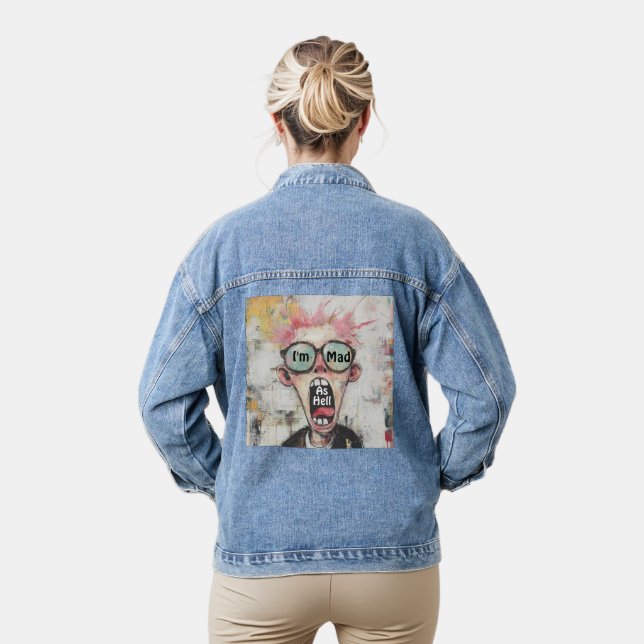 Veste En Jean Je suis Mad As Hell Denim Jacket (Modèle)