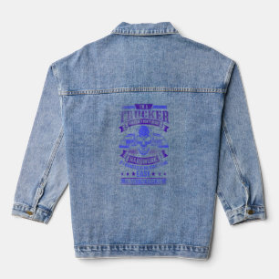 Veste En Jean Je suis Trucker Truck Truck Drivers Trucking