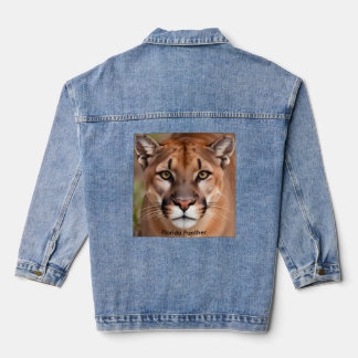 Veste En Jean Jean Jacket Image of Florida Panther