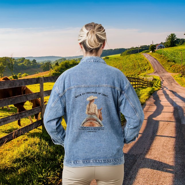 Veste En Jean Jean Jacket Inspirationnel de Cowgirl (Créateur téléchargé)