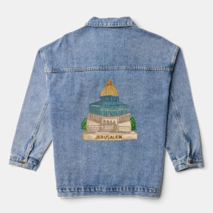 Veste En Jean Jérusalem Ville Israël souvenir pour hommes femmes