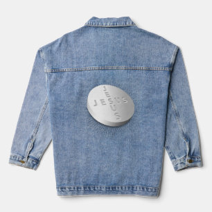Veste En Jean Jesus Cures Pill - Foi religieuse chrétienne Dieu