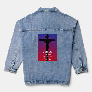 Veste En Jean Jésus est le chemin