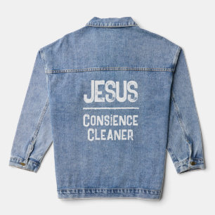 Veste En Jean Jésus guérit Purificateur de conscience Foi chréti