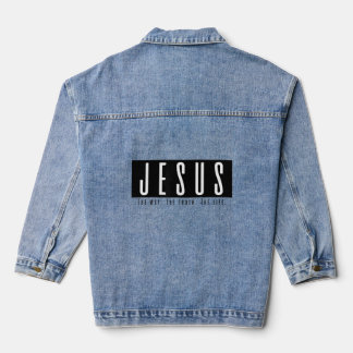 Veste En Jean Jésus La Vérité La Vie