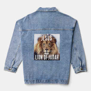 Veste En Jean JÉSUS LION DE JUDAH Denim jean Veste