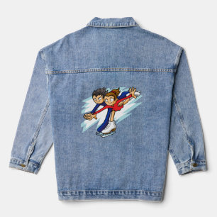 Veste En Jean Jeux d'hiver - T-shirt Patinage artistique (paire)