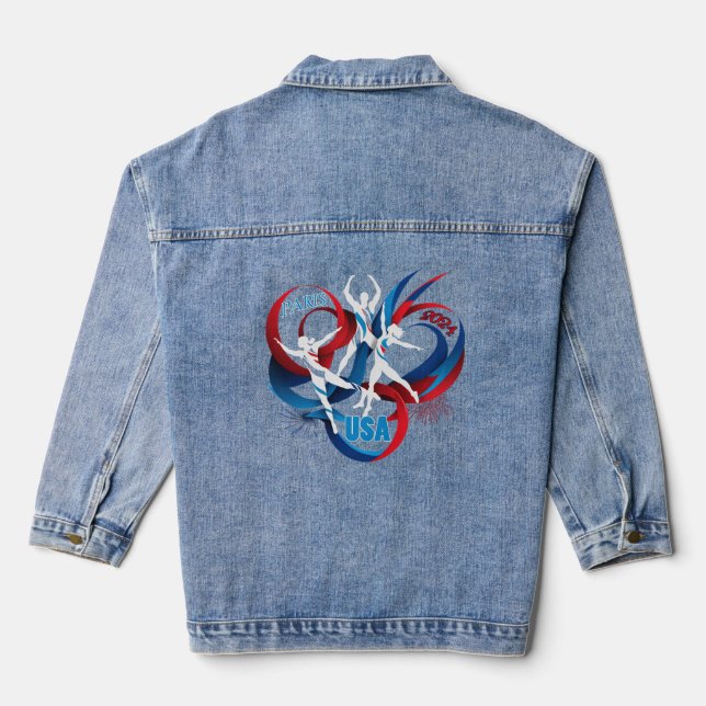 Veste En Jean Jeux olympiques d'été de Paris (Verso)