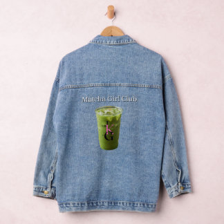 Veste En Jean JKG Matcha Girl Club