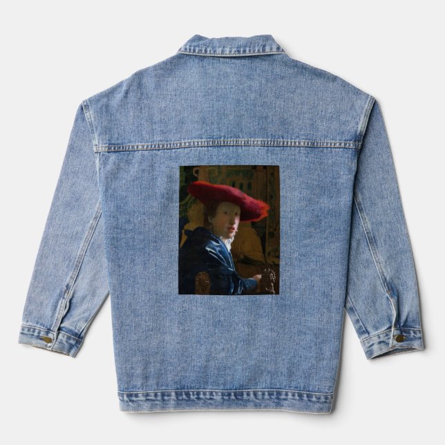 Veste En Jean Johannes Vermeer - Fille avec un Casquette rouge (Verso)