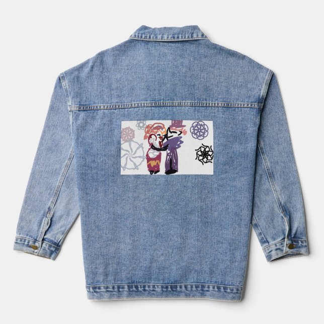 Veste En Jean Joie de la Saint-Valentin (Verso)