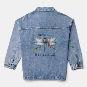 Veste En Jean Joie légère - libellule artistique