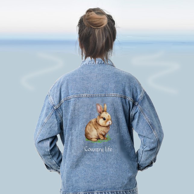 Veste En Jean Joli Bunny (Créateur téléchargé)