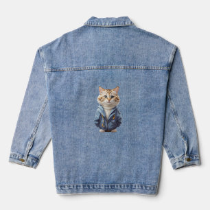 Veste En Jean Joli chat