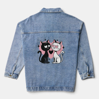 Veste En Jean jolie chatte