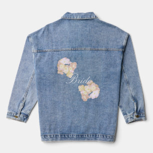 Veste En Jean Jolie Mariée Florale
