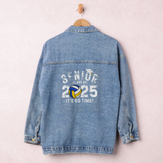Veste En Jean Joueur de volley-ball 2025 - Classe 2025 - Graduat