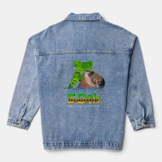 Veste En Jean Jour 50e Anniversaire Koala Bear Silhouette