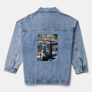 Veste En Jean Jour D'Aujourd'Hui Regardez Tranquille Passé
