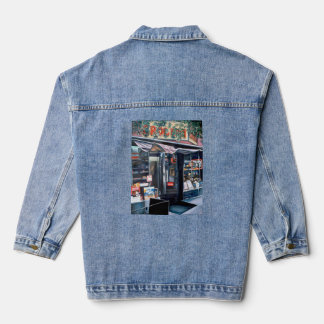Veste En Jean Jour D'Aujourd'Hui Regardez Tranquille Passé