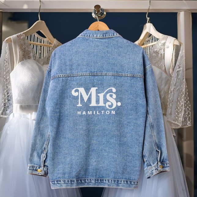 Veste En Jean Jour de mariage de Mme Retro super (Créateur téléchargé)