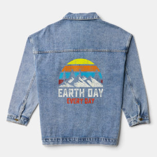 Veste En Jean Jour des terres chaque jour 51e anniversaire Planè