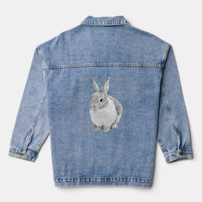 Veste En Jean Journée du lapin (Verso)