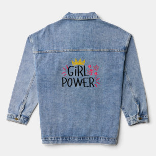 Veste En Jean Journée internationale des femmes Girl Power
