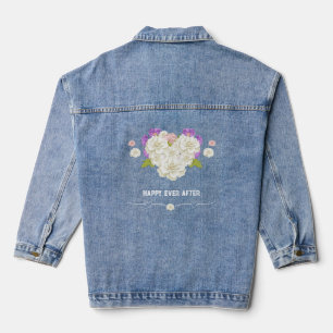 Veste En Jean 🌹 Joyeux Jamais Après Le Coeur Rose Romantique