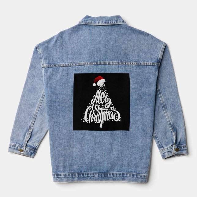 Veste En Jean Joyeux Noël (Verso)
